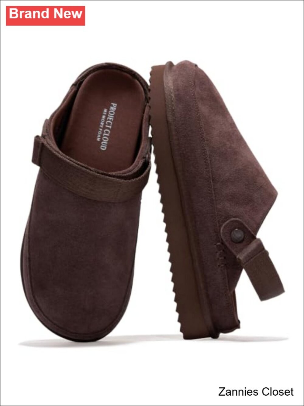 ✨ Project Cloud Genuine Leather Platform Mule Clogs for Women - Fall Slip-On